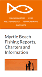 Mobile Screenshot of myrtlebeachfishing.org