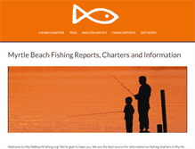 Tablet Screenshot of myrtlebeachfishing.org